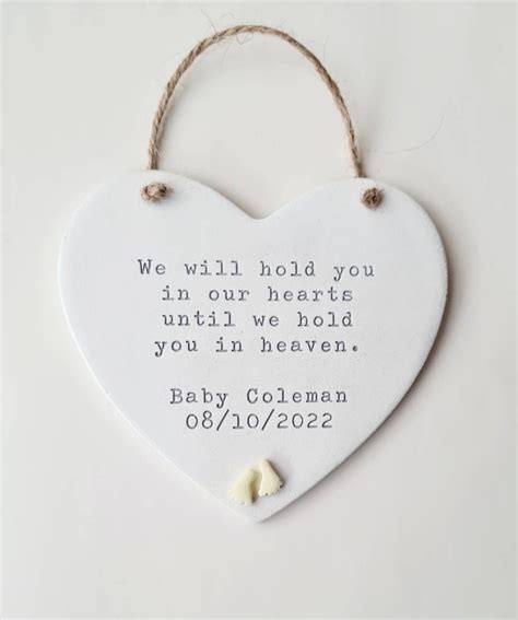 Baby Loss Personalised Memorial Remembrance Of An Angel Baby Etsy UK