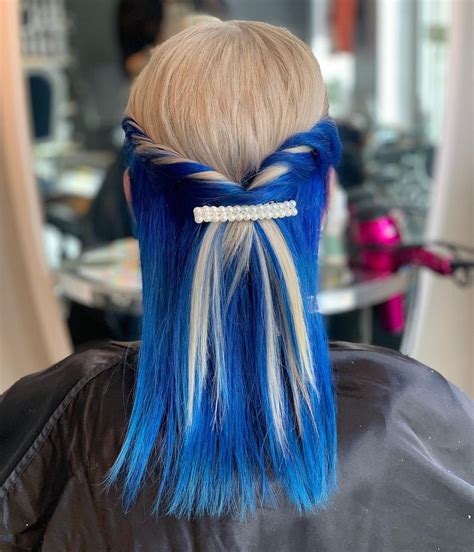 10 Blonde Hair With Blue Underneath Ideas To Steal The Show