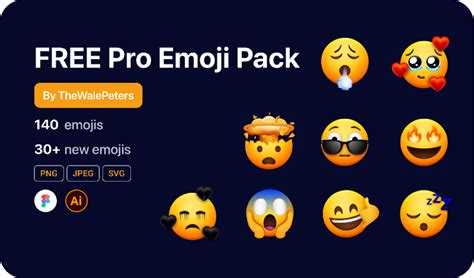 Pro Emoji Pack Figma Community