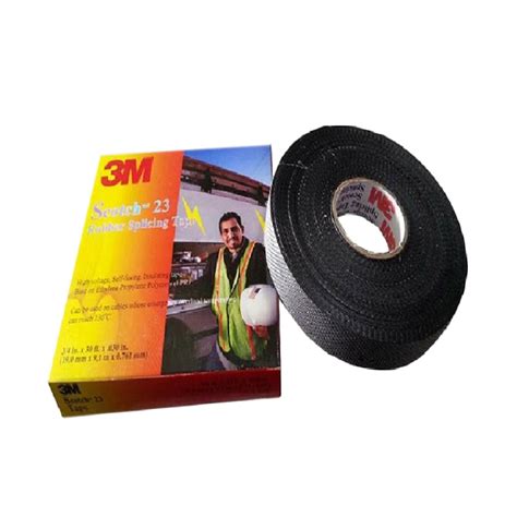 Jual 3m Isolasi Listrik Scotch 23 Rubber Splicing Tape S Black Di