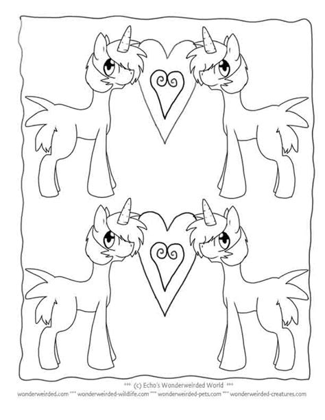Unicorn Coloring Pages for Kids FREE to print at www.wonderweirded