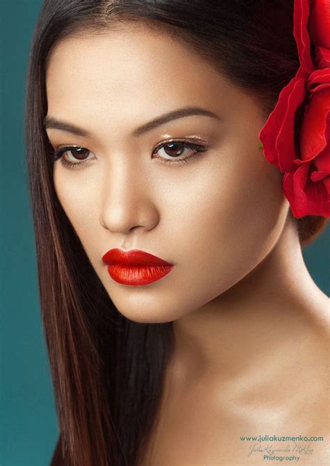 janine tugonon miss philippines 2012 hot hair styles perfect red lips miss philippines