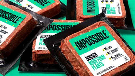 impossible foods to sell plant based patties through food wholesaler cheetah fox business