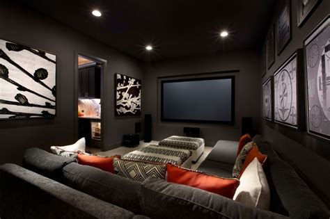 I have a small room really similar to yours, i will take pictures and post when i get. Excellent Small Media Room Ideas Using Grey Fabric Sofa ...