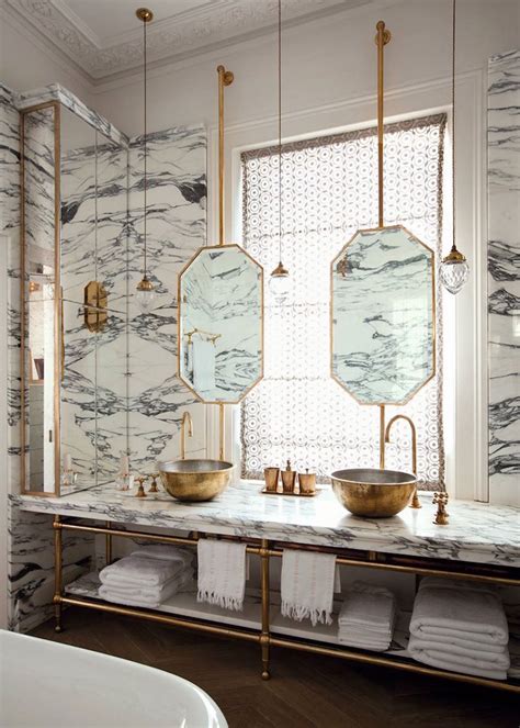 4.0 out of 5 stars. 18 Gorgeous Marble Bathrooms with Brass & Gold Fixtures