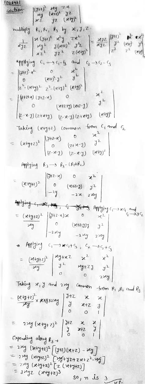 By Using Properties Of Determinants Prove That Begin Vmatrix Yz 2 Andxyand Zx Xyandxz 2 And Yz