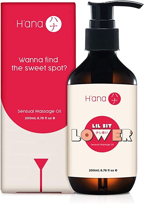 h ana sensual massage oil for couples bedtime romance 200 ml crafted with vanilla oil for