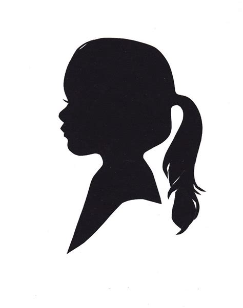 Ponytail Clipart In 2020 Girl Silhouette Clip Art Girl Cartoon