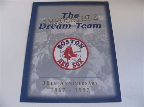 Boston Red Sox Impossible Dream 1967 1997 Anniversary Commemorative
