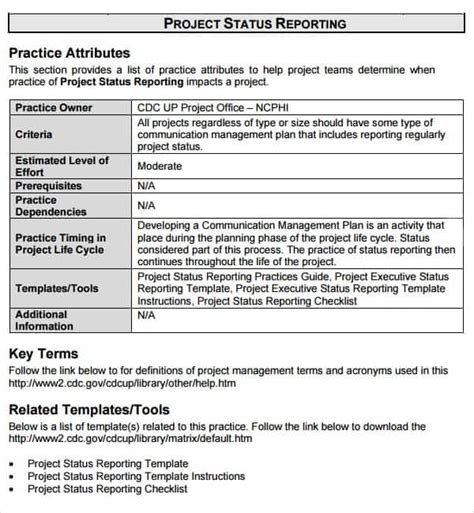 7 Weekly Status Report Templates Word Excel Pdf Formats