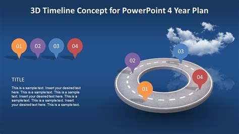 Animated 3d Timeline Concept For Powerpoint Slidemode