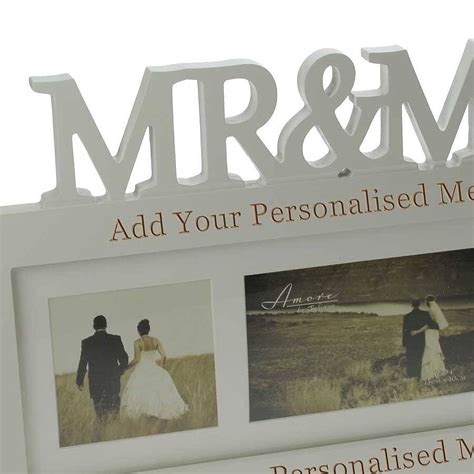Mr And Mrs Personalised Photo Frame By Tsonline4u