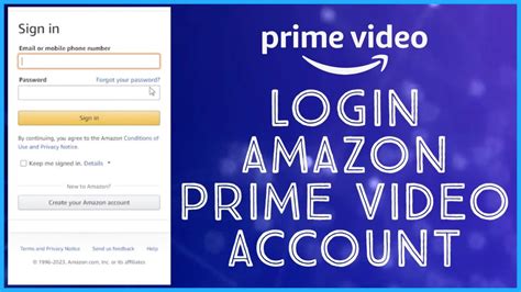 How To Login Amazon Prime Video Account Youtube