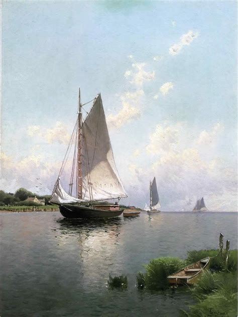 Alfred Thompson Bricher Blue Point Long Island Painting Best
