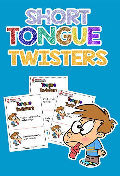 Short Tongue Twisters Beginners Tongue Twisters Tongue Twisters