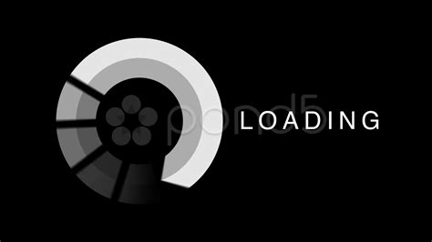 Computer Loading Rolling Icon Stock Video 20590425