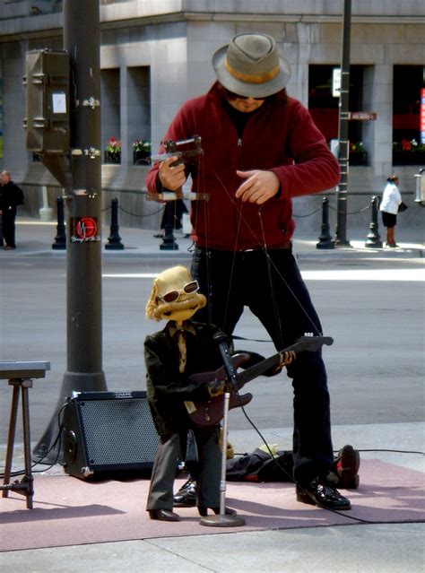 Street Performer Puppet Performs The Sultans Of Swing B Flickr