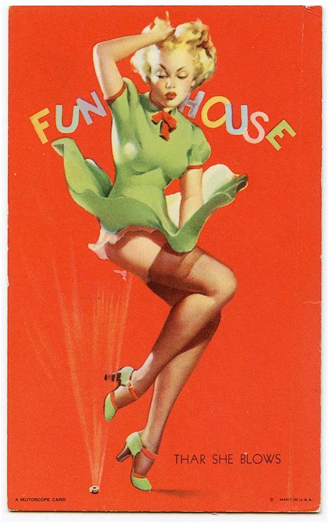 Lot Original A Mutoscope Card Pin Up Girl 1940 S 1950s