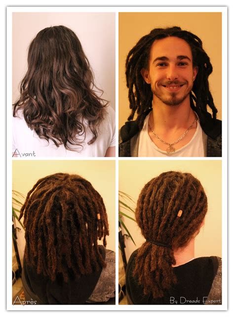 Antony est venu de #Toulon pour faire ces dreads. Il avait une longueur