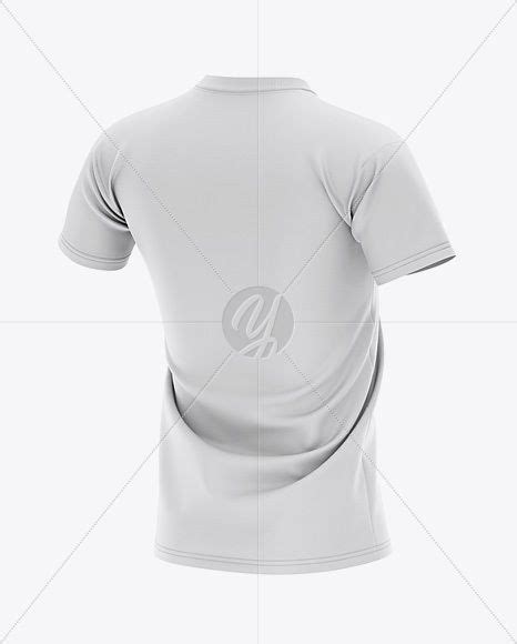 Set of colored sleeve jersey mockup in front view and back view for baseball, soccer, football , sportswear or casual wear. 32+ Mens Soccer V-Neck Jersey Mockup Back Half-Side View ...