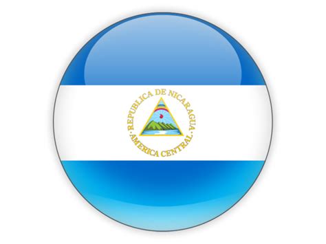 Bandera Nacional De Nicaragua Png Redondo Bandera Nicaragua Png Y