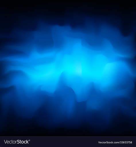Blue Smoky Abstract Background Fog Wallpaper Vector Image