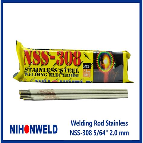 Welding Rod Stainless Nihonweld NSS 308 5 64 2 0 Mm SOLD PER KILO