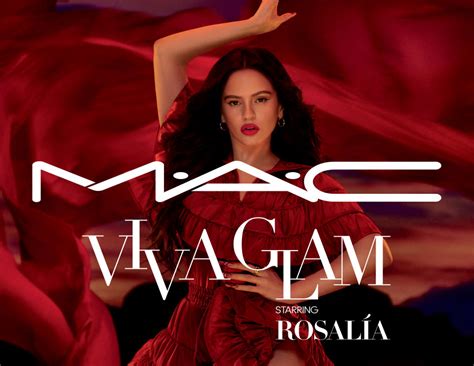 Latin Pop Star Rosalia Mac Cosmetics Viva Glam Red Lipstick