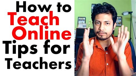 How To Teach Online Classes Tips For Teachers To Teach Online Youtube