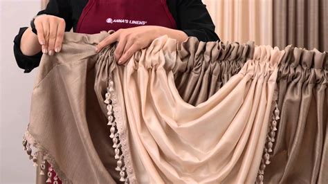 How to style waterfall window valances from touch of class подробнее. Anna's Linens - Annabella Waterfall Window Valance - YouTube