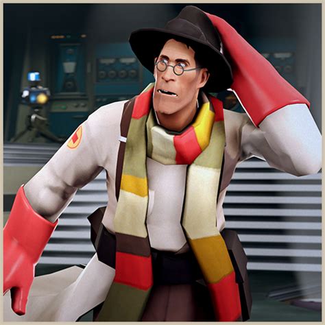 An Animated Man Wearing A Hat And Scarf With His Hands On His Head