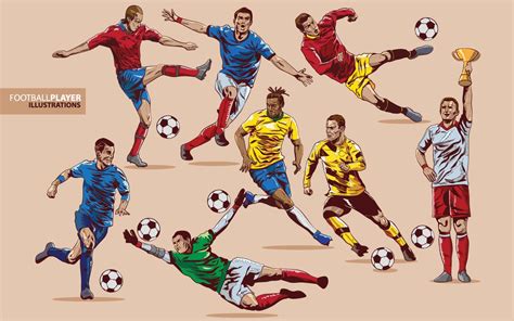 Realistic Football Players Bundle Png Graphic By Mehide021 · Creative