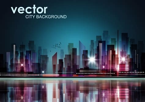 Free Abstract Modern City Background Vector 02 Titanui