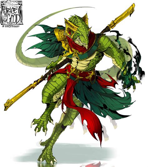 ArtStation - Character design: Lizardmen