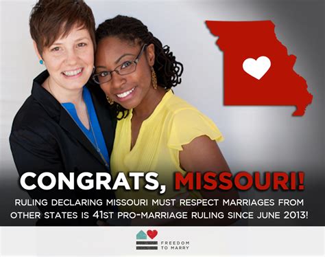 State Judge Rules Out Of State Marriages Must Be Recognized By Missouri The Randy Report