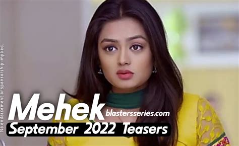 Mehek Zee One September 2022 Teasers