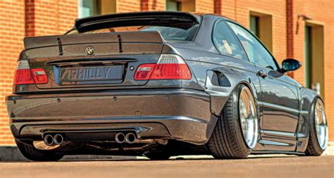 Slammed Bmw M3 E46 With Wide Body Kit Wont Please The 57 Off
