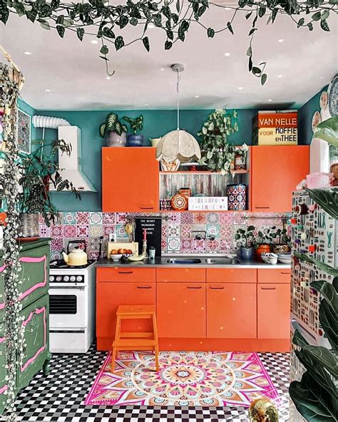 Modern Boho Kitchens 27 Chic And Eclectic Style Page 18 Of 28