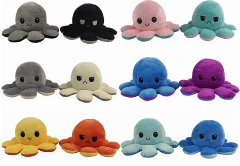 Reversible Plush Octopus Toy • Grabone Nz