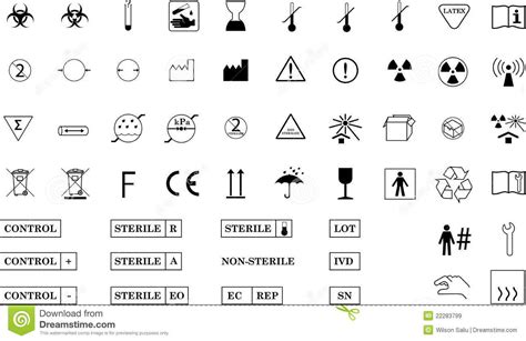 Complete Medical Packaging Symbols Download From Over 46 Million High