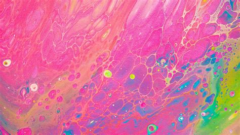 Download Wallpaper 2048x1152 Liquid Paint Stains Fluid Art