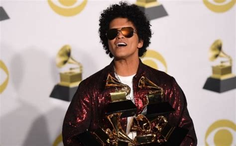Grammys Bruno Mars Sweeps Six Awards