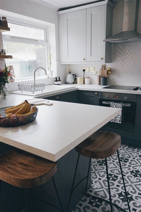 For starters, maybe you're doing a little renovating or revamping of an exisiting space. My Two Tone Grey Kitchen Reveal | Kitchen design, White ...