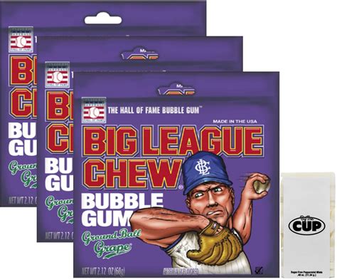 Big League Chew Ground Ball Grape Shredded Bubble Gum 2