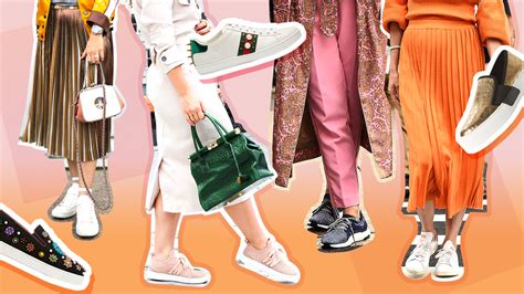 how to wear sneakers to work 20 chic ways stylecaster