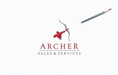 Archer Sales And Services Brand Logo And Identity Design In 2020