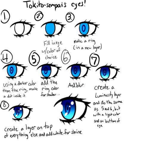 Paint Tool Sai Anime Eye Tutorial By Tokito Sempai On Deviantart