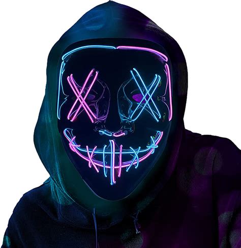 Shop Die Neuesten Trends Queta Halloween Maske Led Light El Wire