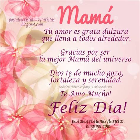 Linda Tarjeta Para Mi Bella Madre Feliz D A Mam Te Amo Postales Cristianas Y Tarjetas