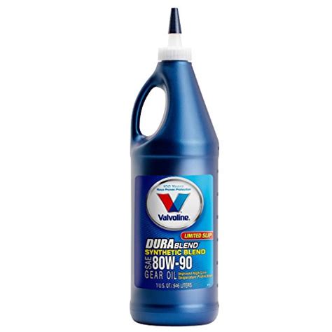 Valvoline 80w 90 Durablend Synthetic Blend Gear Oil 1qt Case Of 12
